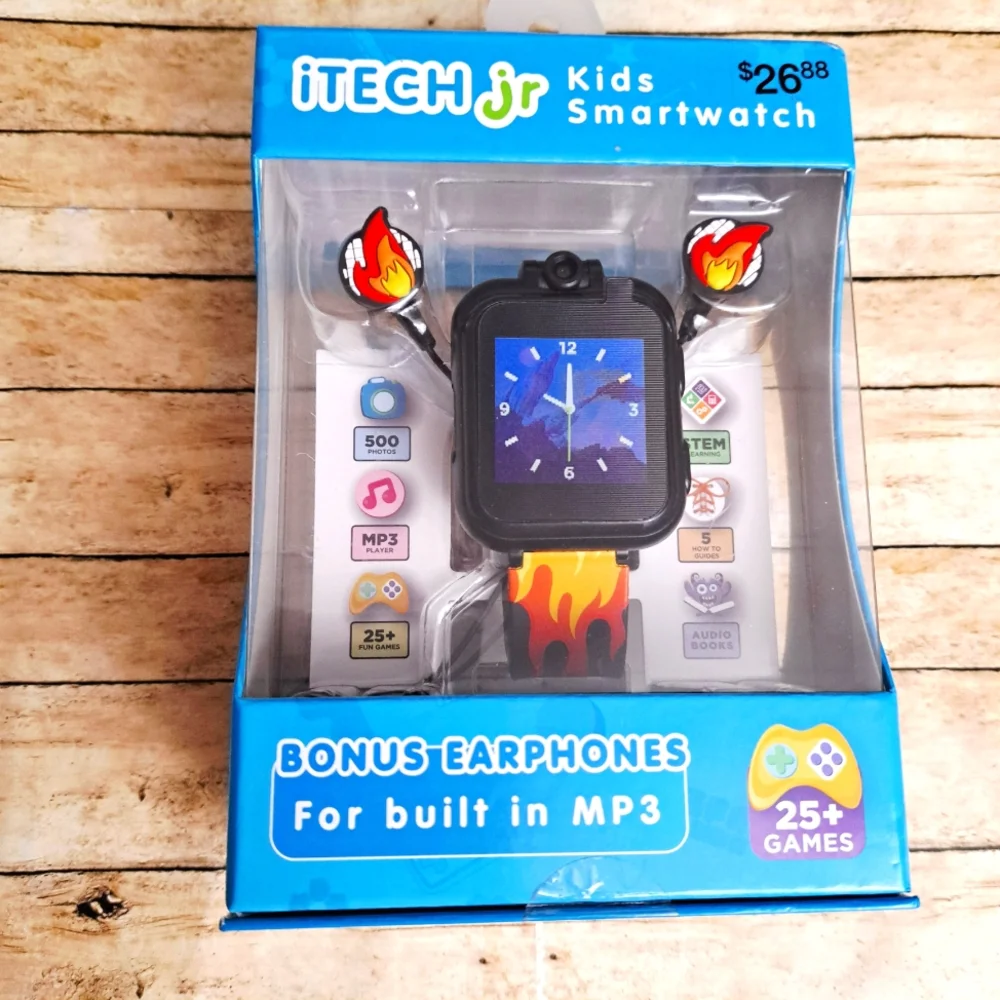 I Tech Jr. B Fire Kids Smartwatch - Black